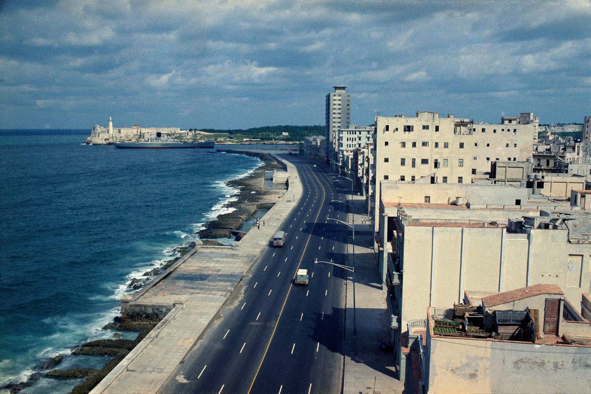 FILE - This is a general view of El Malecon in Havana, Cuba, seen November 1971. (AP Photo/Beverley Reed, File)