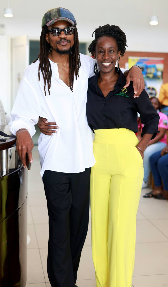 Sheldon Shepherd, actor and author, shares lens time with Kacy Garvey, poet and founder of JAIKU Poetry.