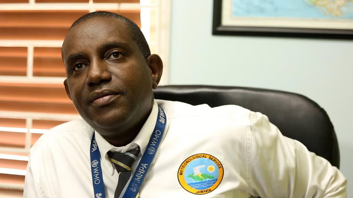  Rohan Brown, manager of Weather Services at the Meteorological Service of Jamaica.