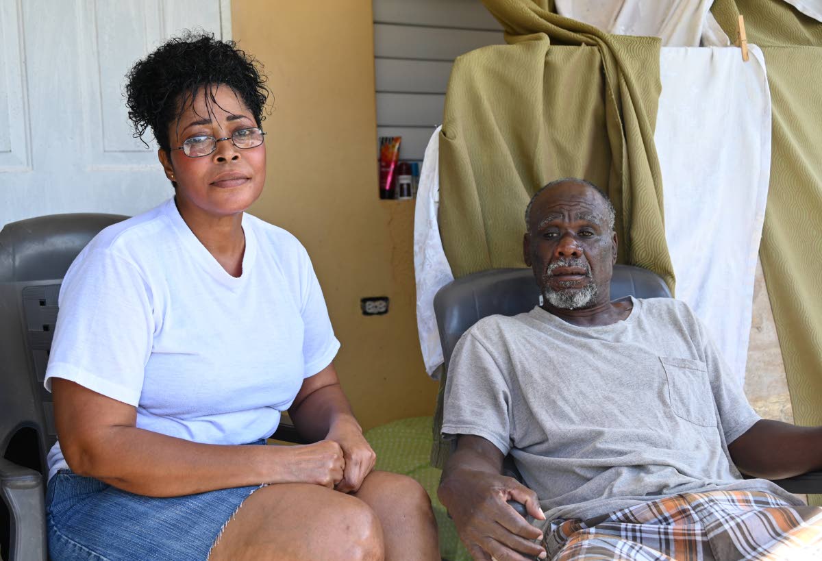 Rose Marie Glaze, nurse practioner, poses with Kemelia Campbell, who she recently took off the streets of Montego Bay, St James in an act of ongoing generosity. Campbell has no known relatives living in the area, and was not able to find lodging at the inf