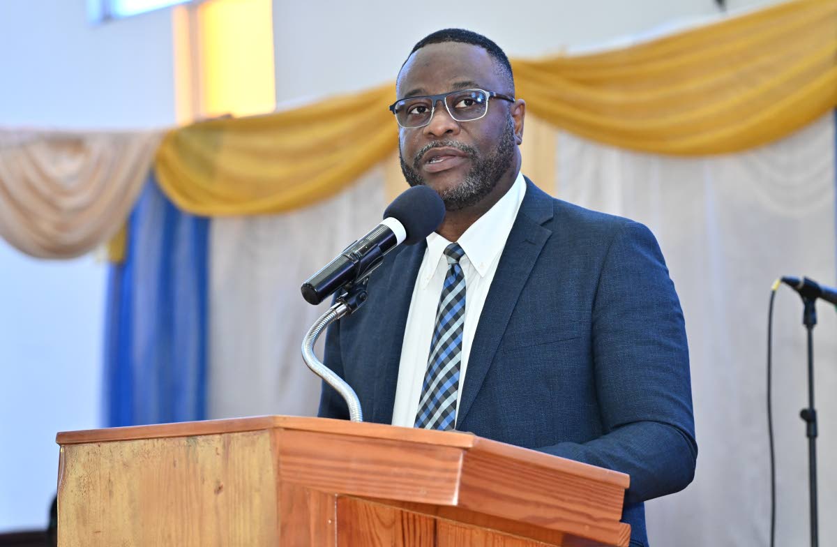 Dashan Hendricks, president of the Press Association of Jamaica. 