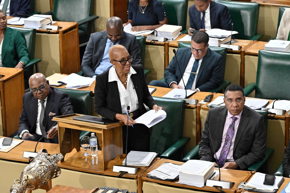 Minister of Finance and the Public Service at the opening of the 2026-2027 Budget Debate in the House of Representatives on March 10, 2026. 
