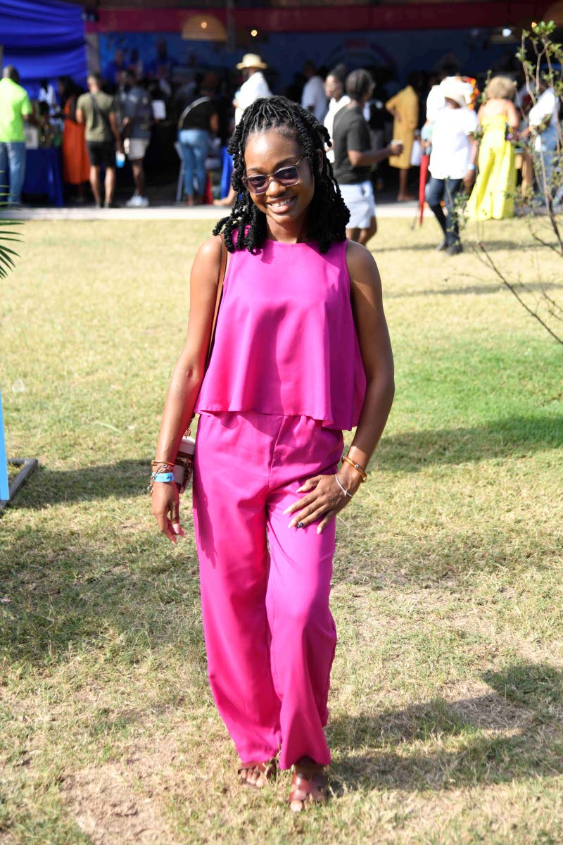 Haijah Spence knows you can never go wrong with a cute and girly pants set.