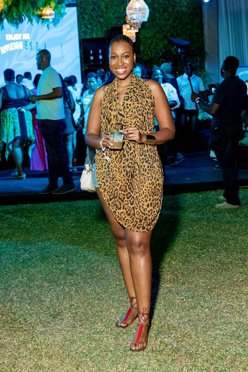 Research Analyst Hailey Davis took an evening away from science to enjoy the festivities.