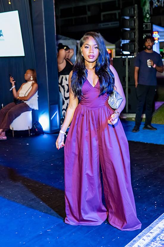 Tasheka ‘Tash Fierce’ Campbell shows up to Decade 2.0 in style. 