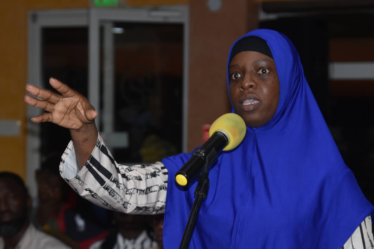 Environmental activist Monique Christie staunchly defending the right to beach access.