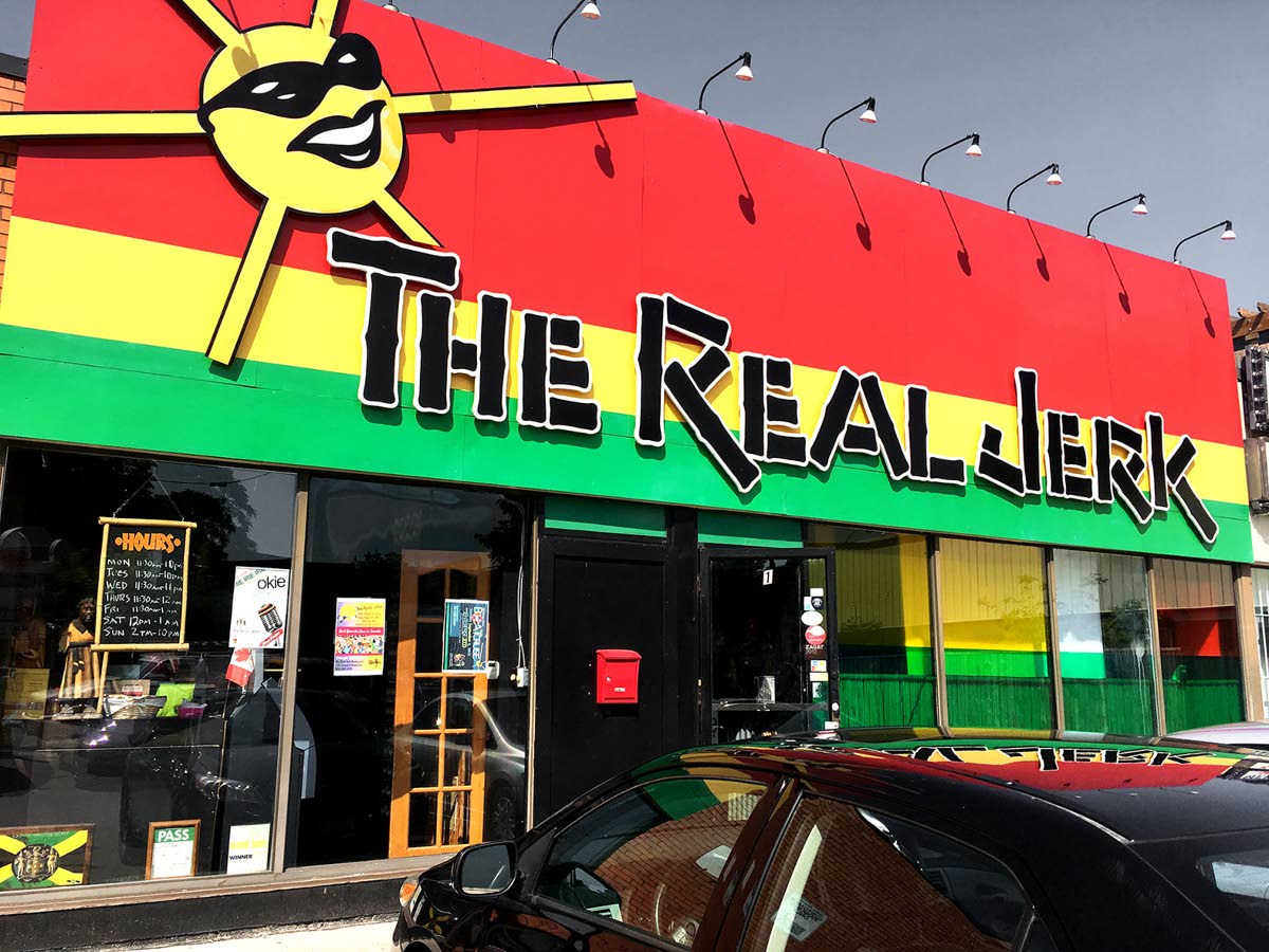 The Real Jerk restaurant in Toronto, Canada