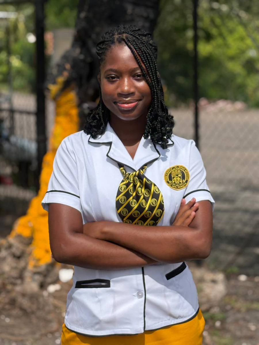 Sharain Henry, vice president of the National Secondary Students’ Council with responsibility for the Ministry of Education’s Region 3.