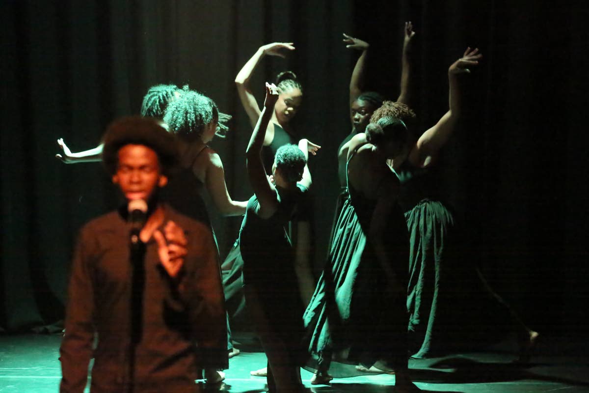 Dancers perform ‘Feeling Good’ (2025), with vocalist Rayel Jones.