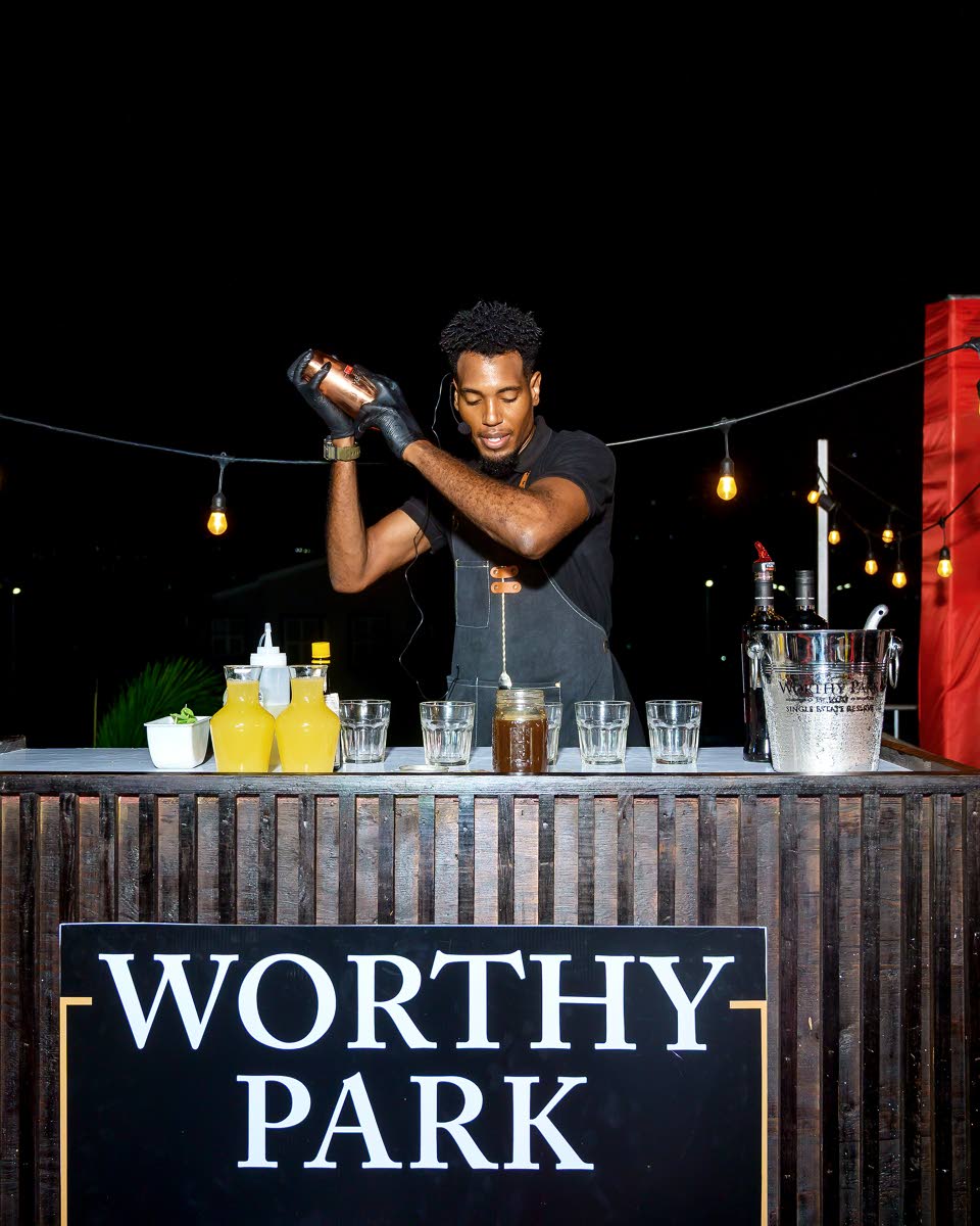 Looking to shake things up in the competition, newcomer to the mixing scene Maliek McCarthy presented Worthy is the journey, which was inspired by the dark and stormy signature drink.