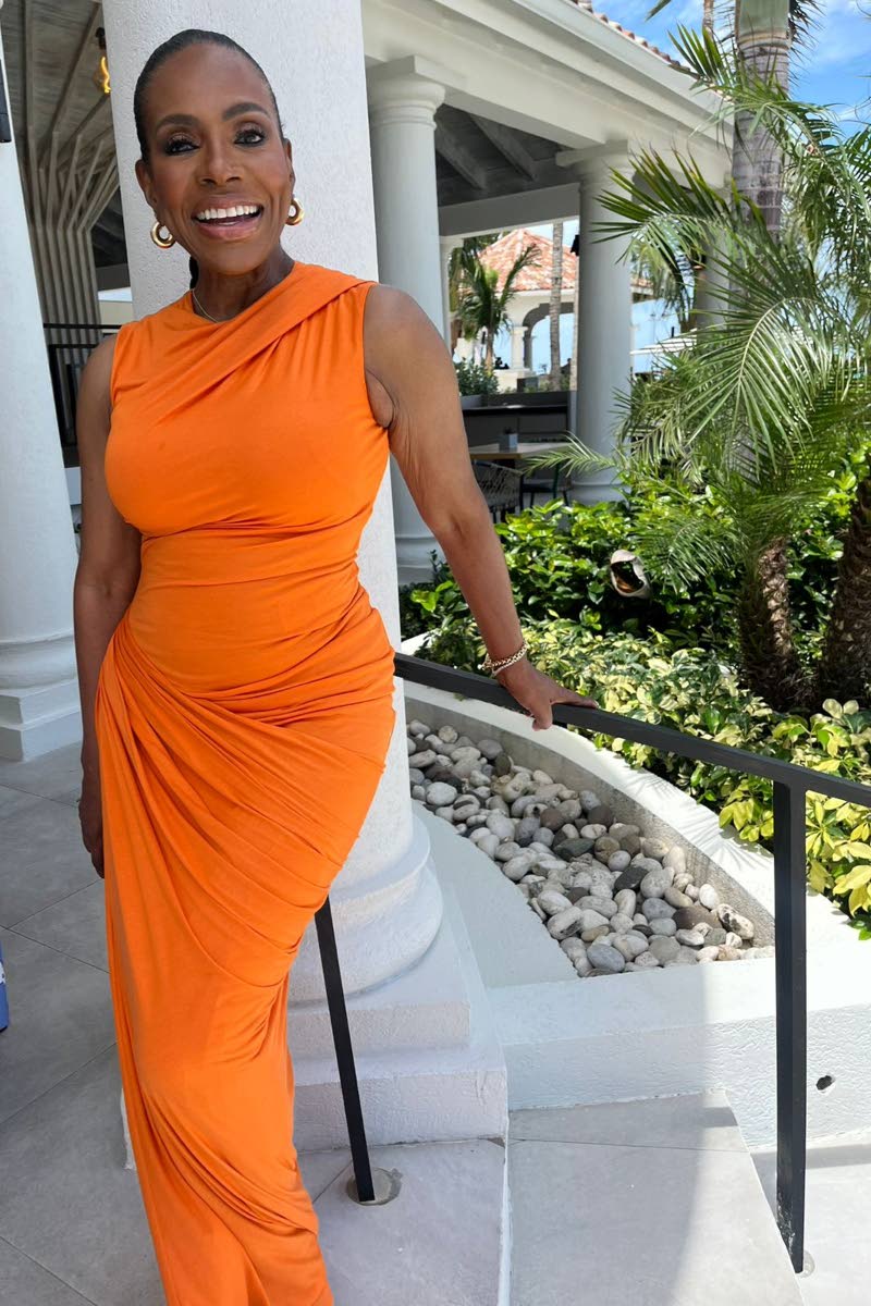 Sheryl Lee Ralph reps Brand Jamaica as one of the special guests on 'Today' at Sandals Dunn River on Thursday.