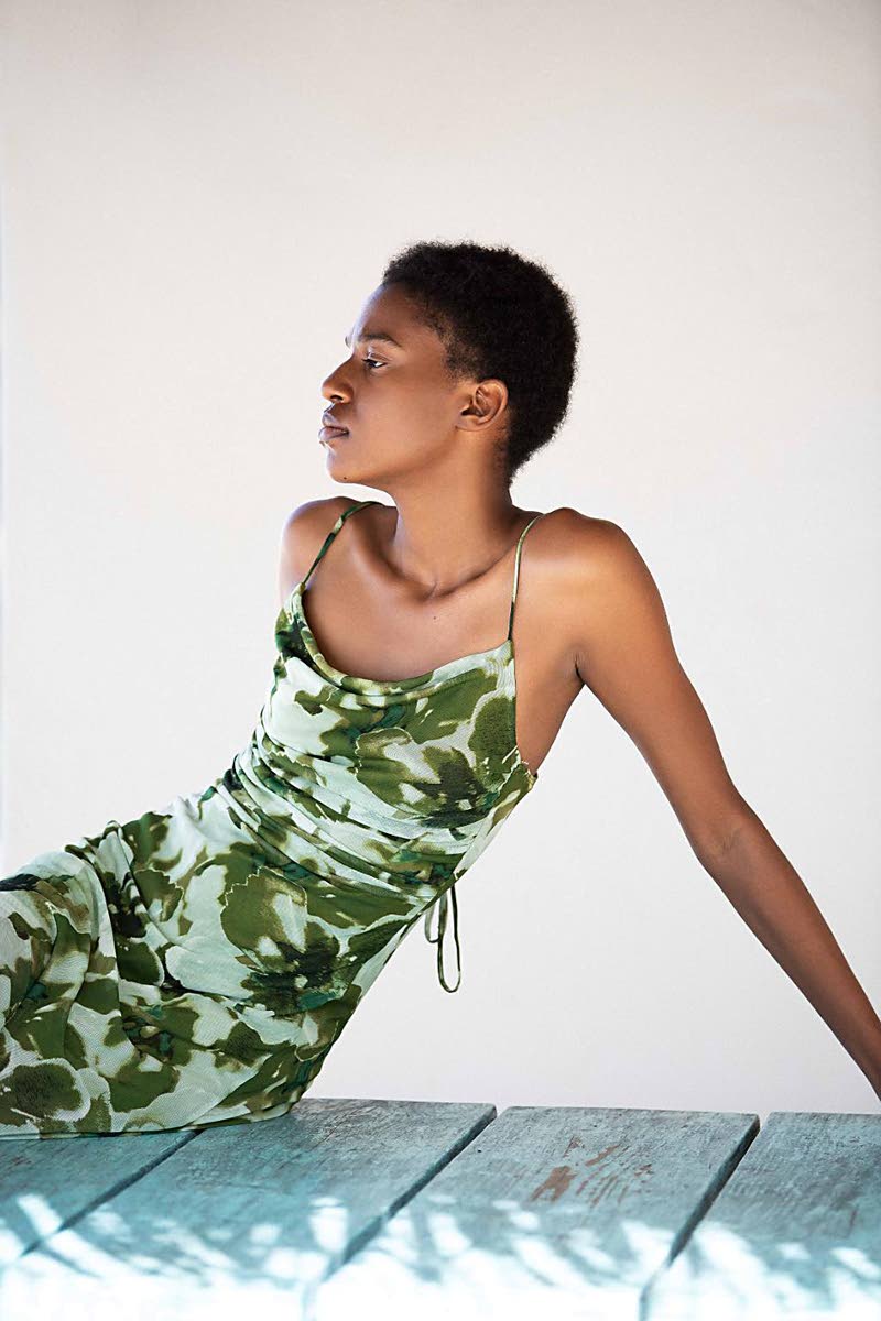 SAINT International 2024 Female Fashion Face of the Caribbean winner Arianna O’Connor was on-set for the photo session.