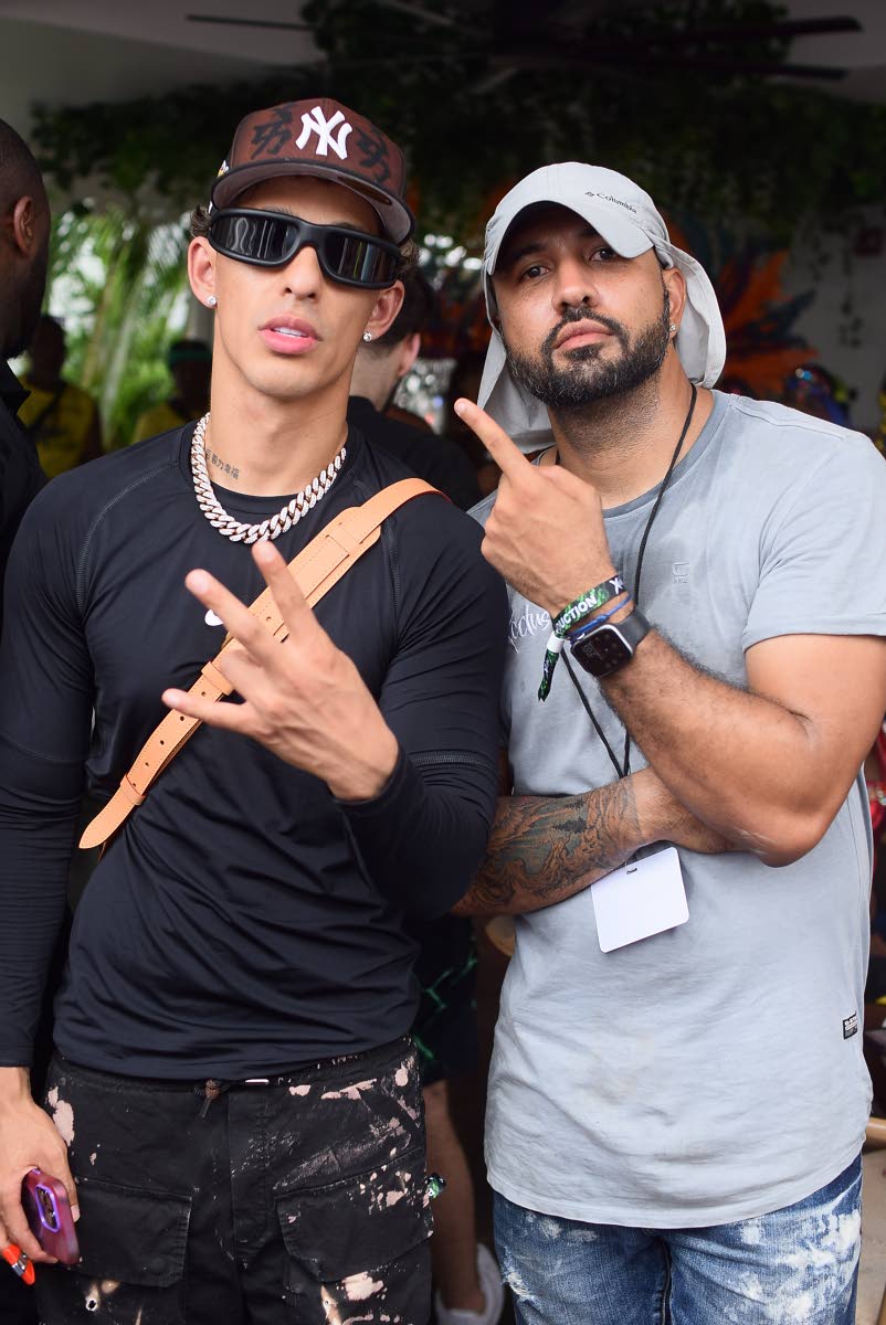 Xodus Chief Executive Officer Pierre Goubault (right) with music producer Rvssian.