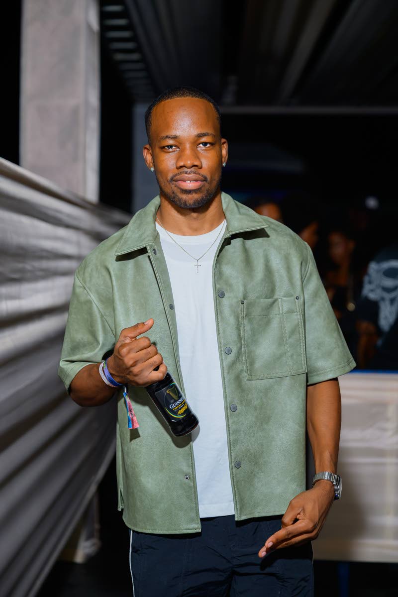 Guinness Junior Brand Manager, Lasana Wilson. 