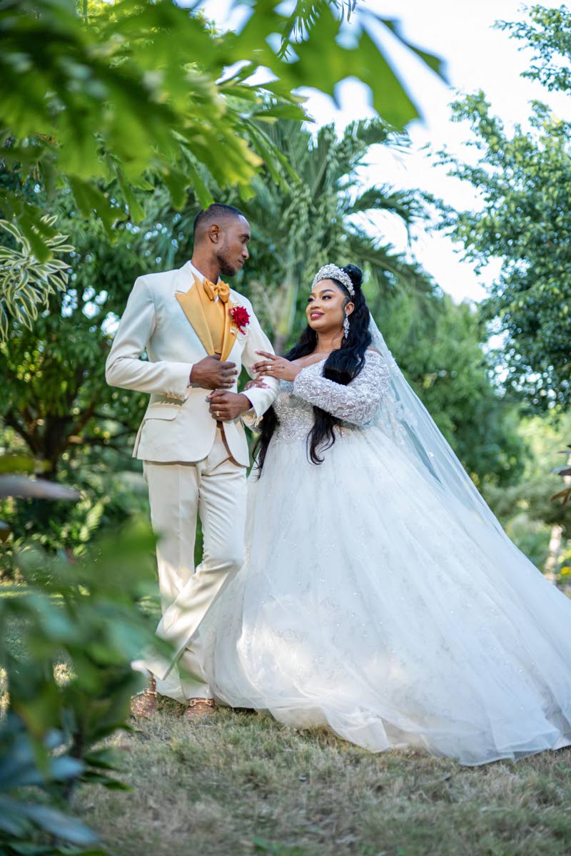 Hand in hand, a happy Garcio and Shantall walked into a new love chapter as husband and wife on Valentine’s Day.