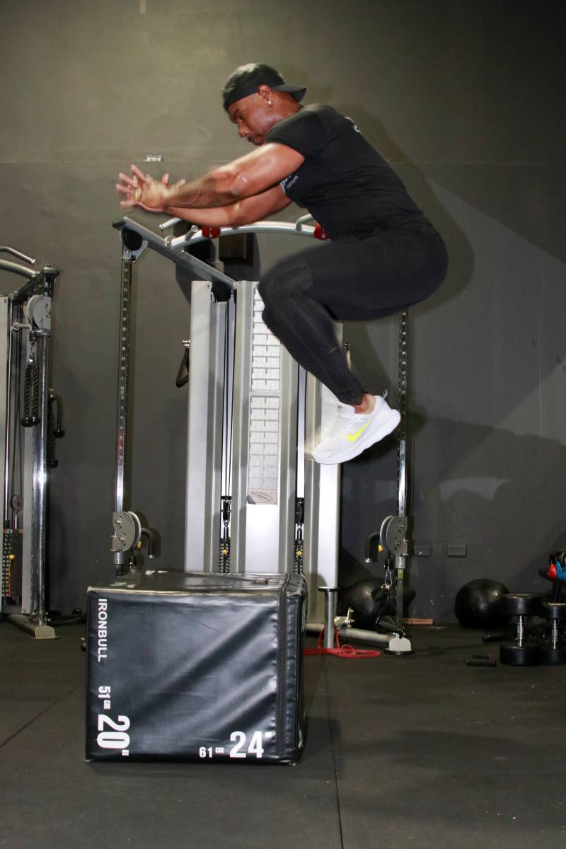 Box Jump helps to build power, burn fat and tone legs.