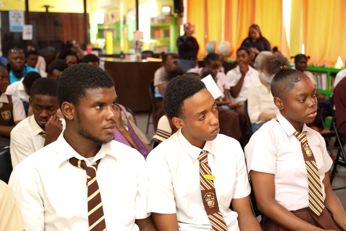 These youngsters are among 40 Haile Selassie High School students now benefiting from the Scotiabank Teach to Transform Project.
