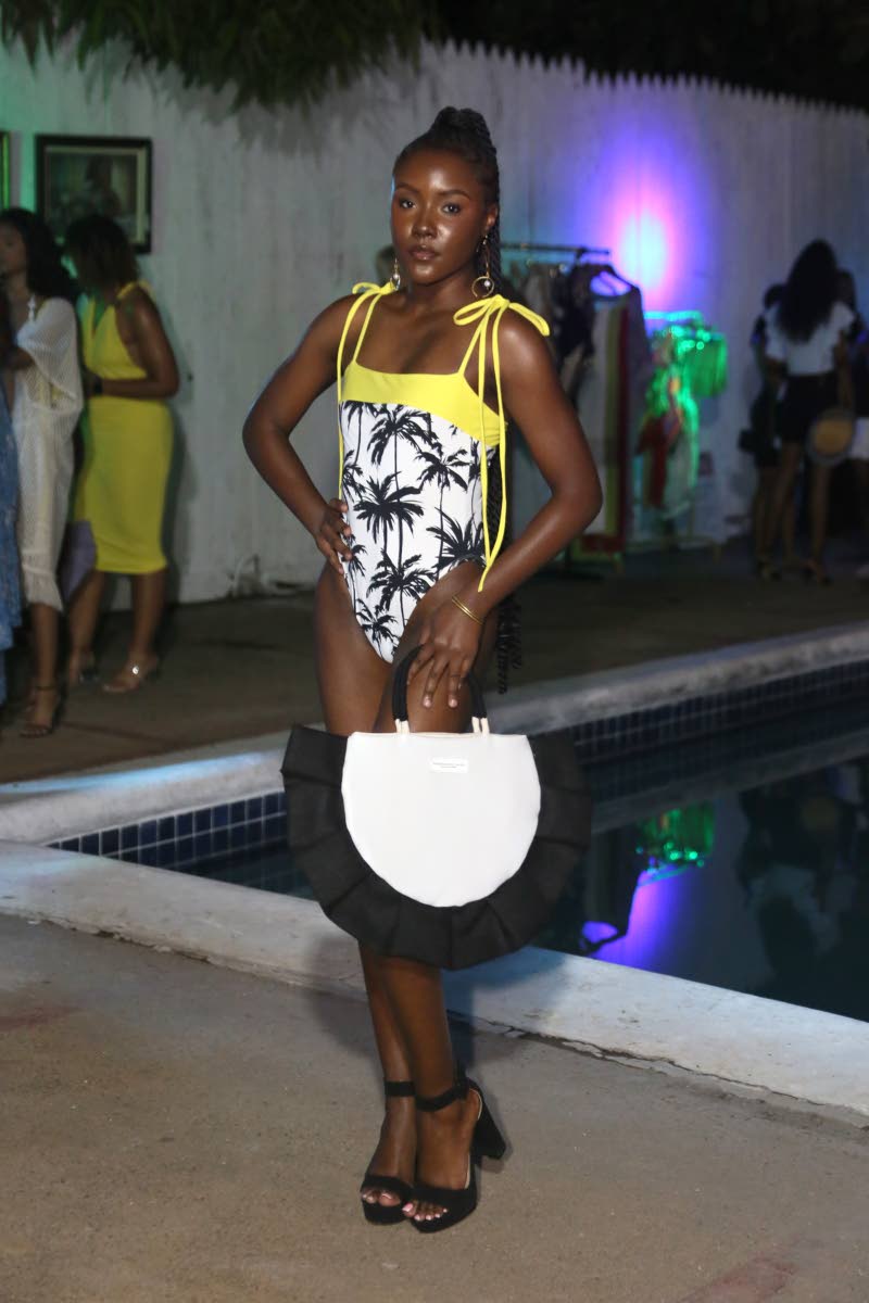 Tanya Laing steps out in the Palmera monokini, part of Trendzy by Ackeilia’s Island in Bloom collection. 