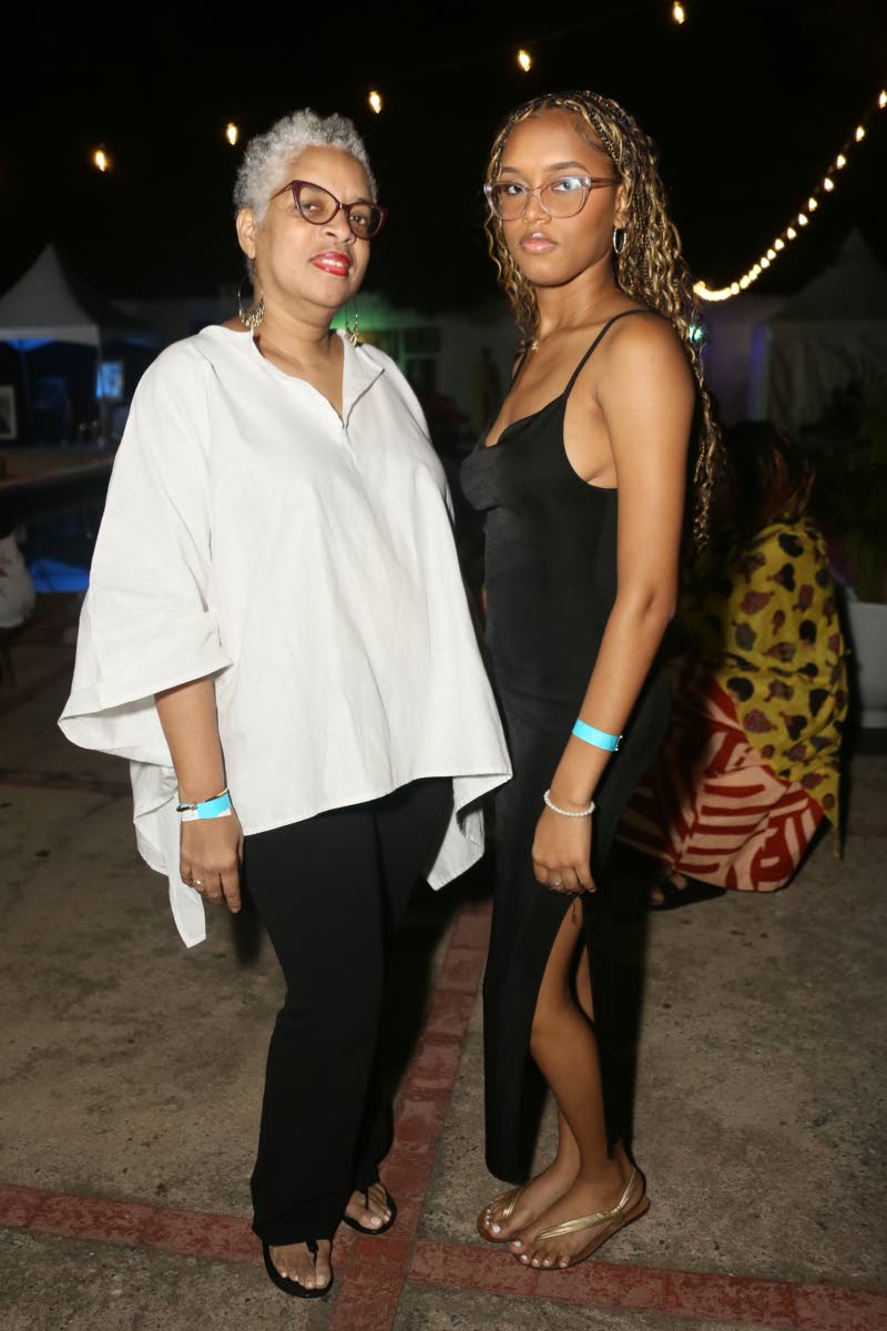 Mother-daughter duo, banker Nadine Erskine (left) and university graduate Nia Erskine, enjoying a Sunday night out. 