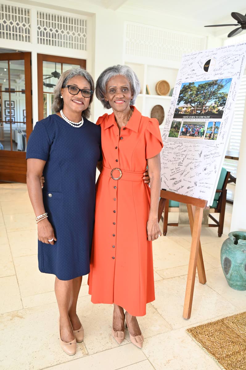 Retired Director of Sales and Marketing at Half Moon, Myrtle Dwyer (right), who became Shernette Crichton’s mentor when she entered the industry, was on hand last Thursday to witness the historic moment.
