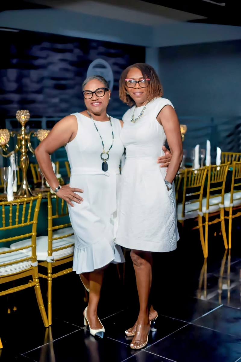 Shernette Crichton, newly appointed managing director, Half Moon Resort, and Erma Clarke, human resources director, at a 2024 event.