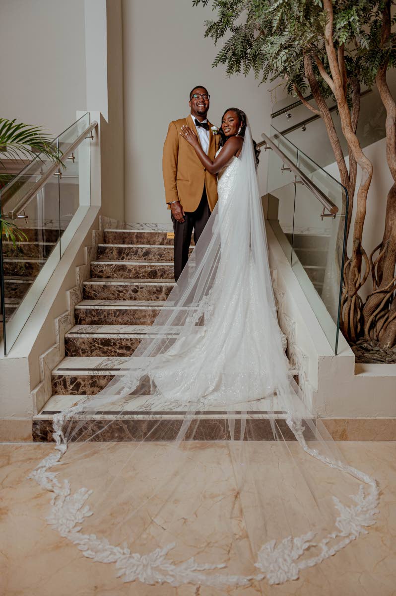 Mr and Mrs Nelson tied the knot at Moon Palace Jamaica in Ocho Rios, St Ann, last November, surrounded by love and celebration.