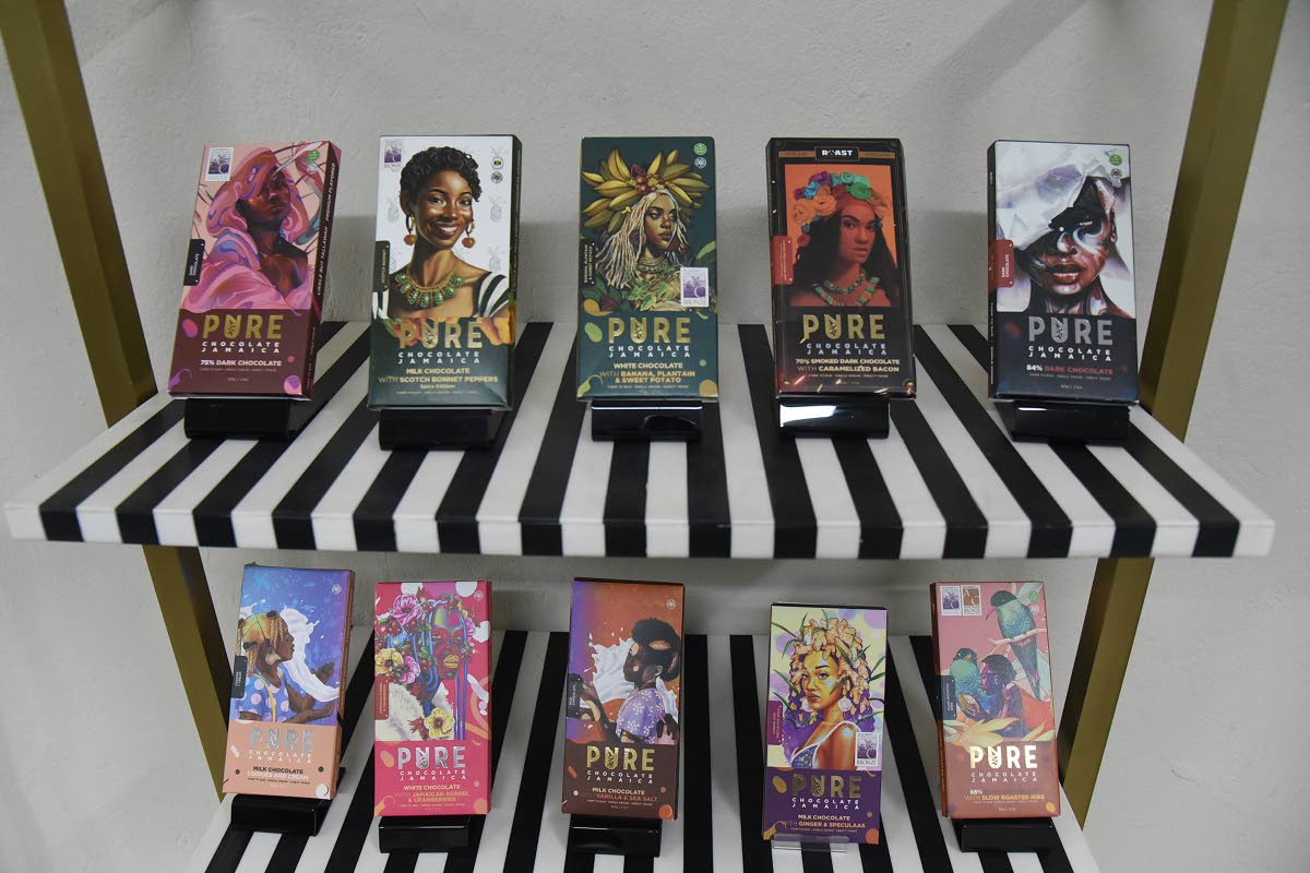 A selection of treats from Pure Chocolate.