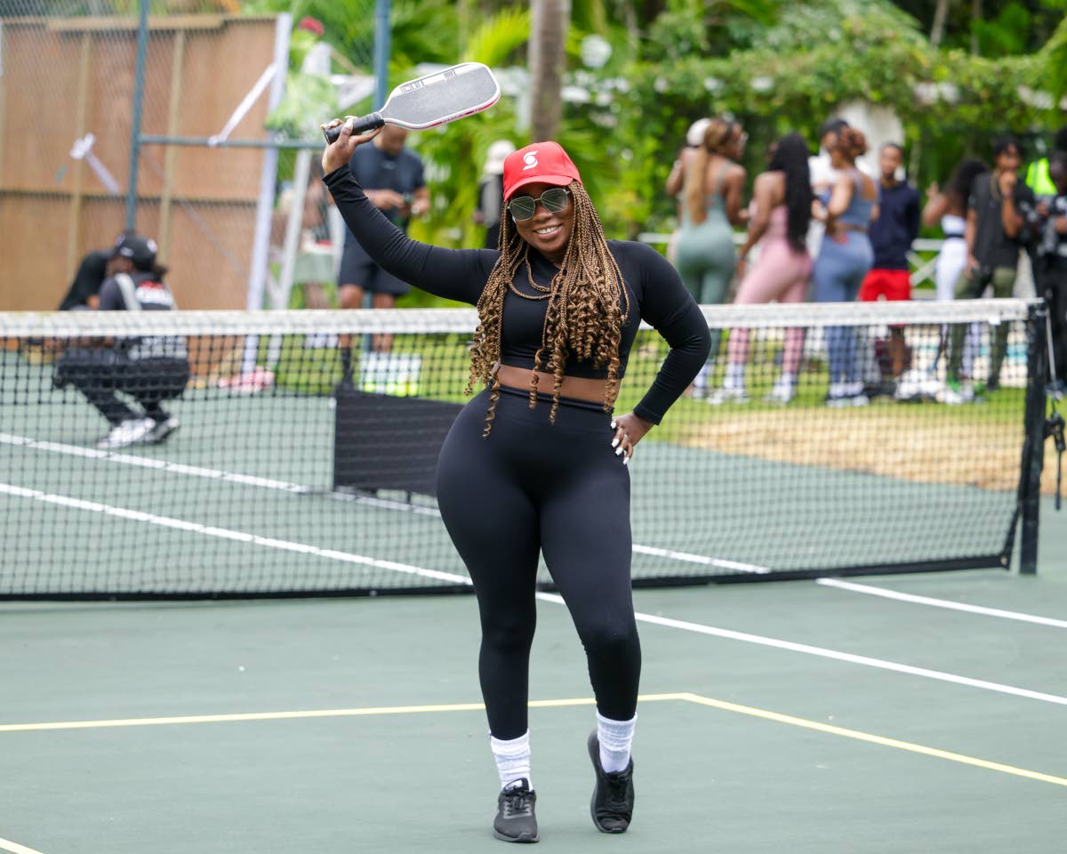 Daina King, assistant manager, personal banking, Scotiabank, staying active and energised at the Camp Porti wellness experience.