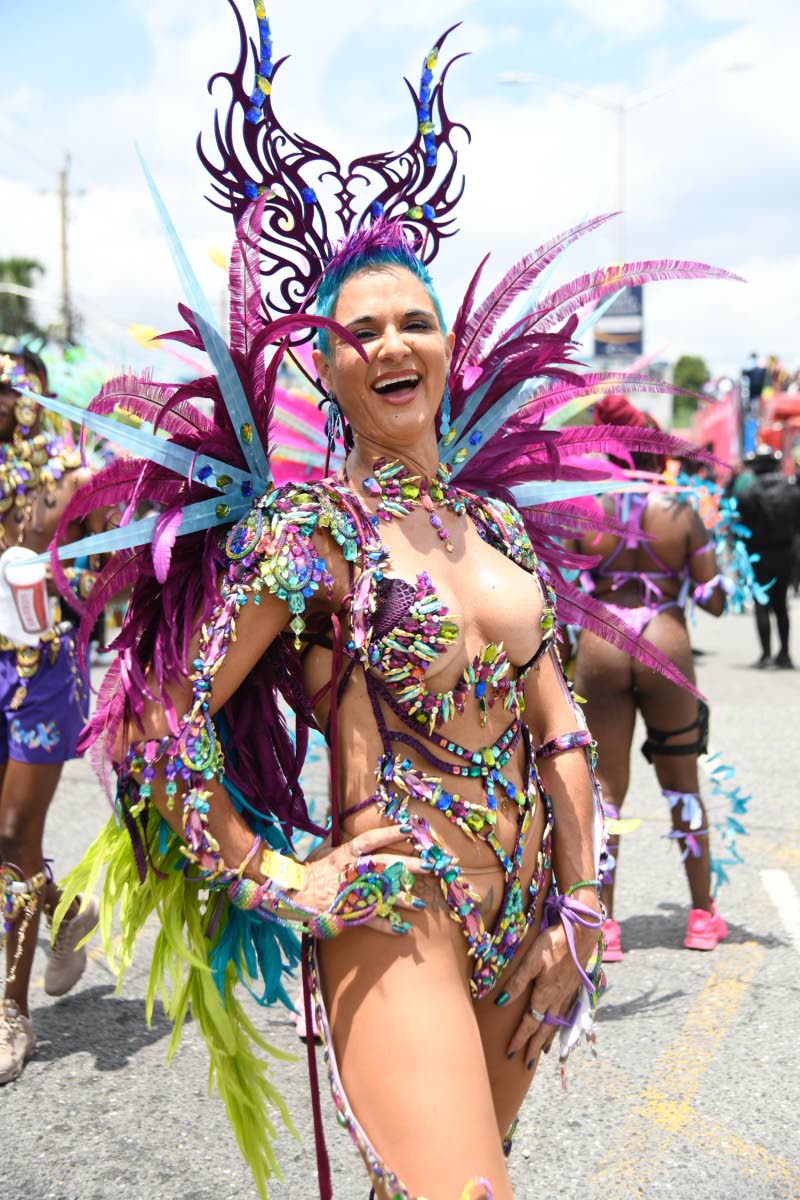 Wellness entrepreneur Natalie Murray shared her love for carnival. 