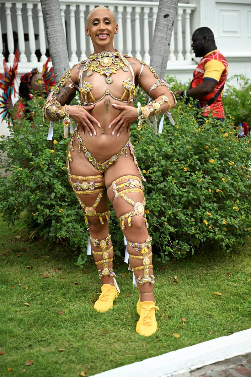 Sharna-Jade Bradley is visiting from London for her first Carnival in Jamaica.