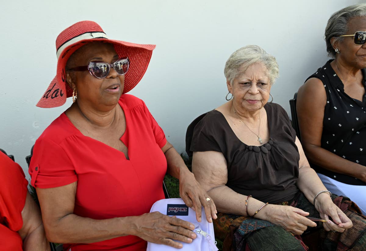 Melanie Tapper (left) with Norma Cohen shared their thoughts on present-day carnival, compared to previous years.