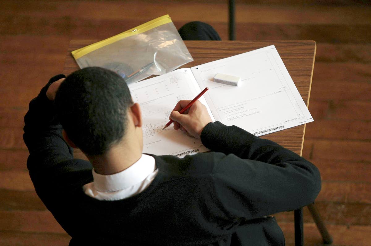 
Representational image of a student writing an exam.
