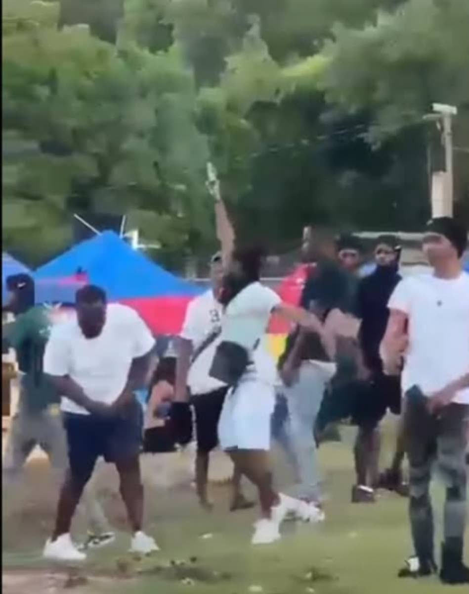 Freeze frame from viral Jarrett Lane, Shooting video 