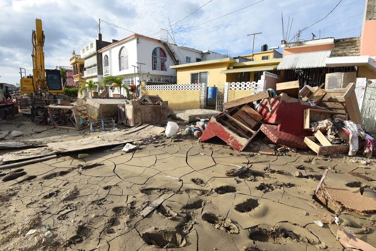 Sections of Catherine Hall in Montego Bay, St James, more than a week after Hurricane Melissa devastated the island.