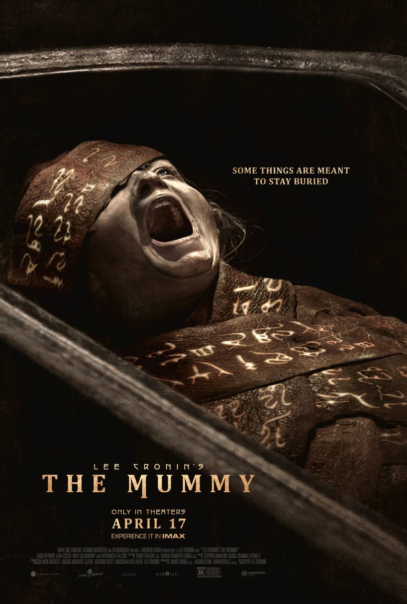 This image released by Warner Bros. Pictures shows promotional art for ‘Lee Cronin’s The Mummy’. 
