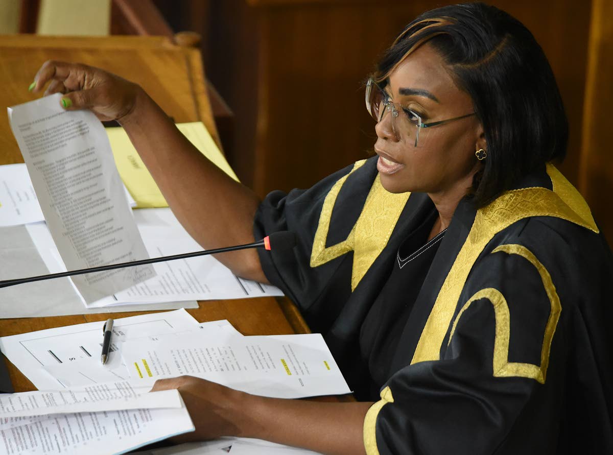 Speaker of the House of Representatives, Juliet Holness