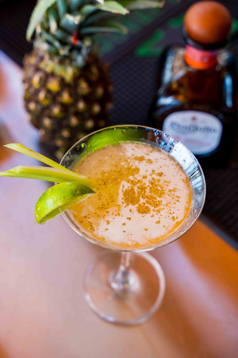 The za’atar breeze martini. 