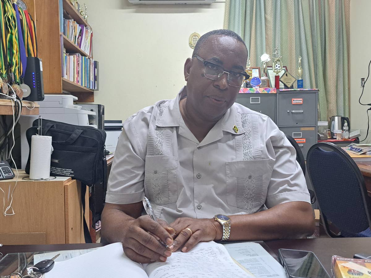 Garvin Atkinson, principal of Chetwood Memorial Primary School in St James.