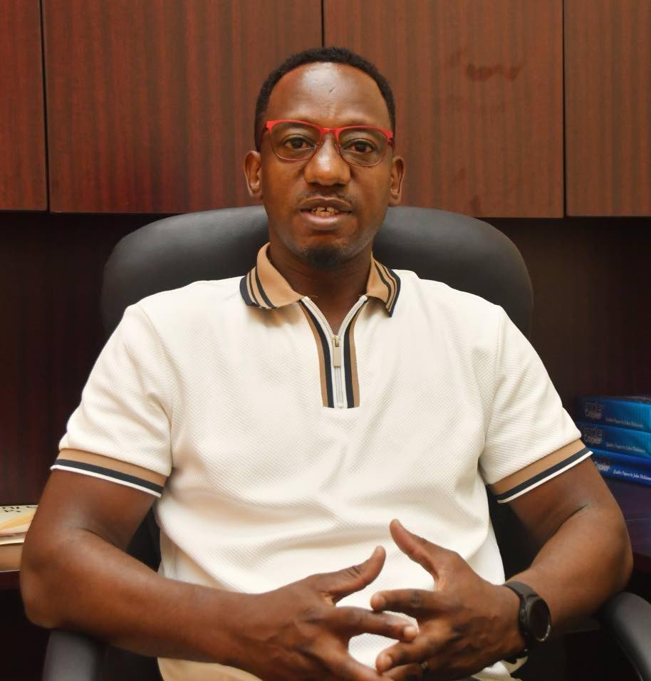 Dr Orlando Worges, principal of Edith Dalton James High School.