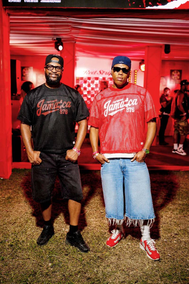 RepJa co-founders Omar Thomas (left) and Prince Graham have turned their love for Jamaican culture into a brand that celebrates identity through fashion.