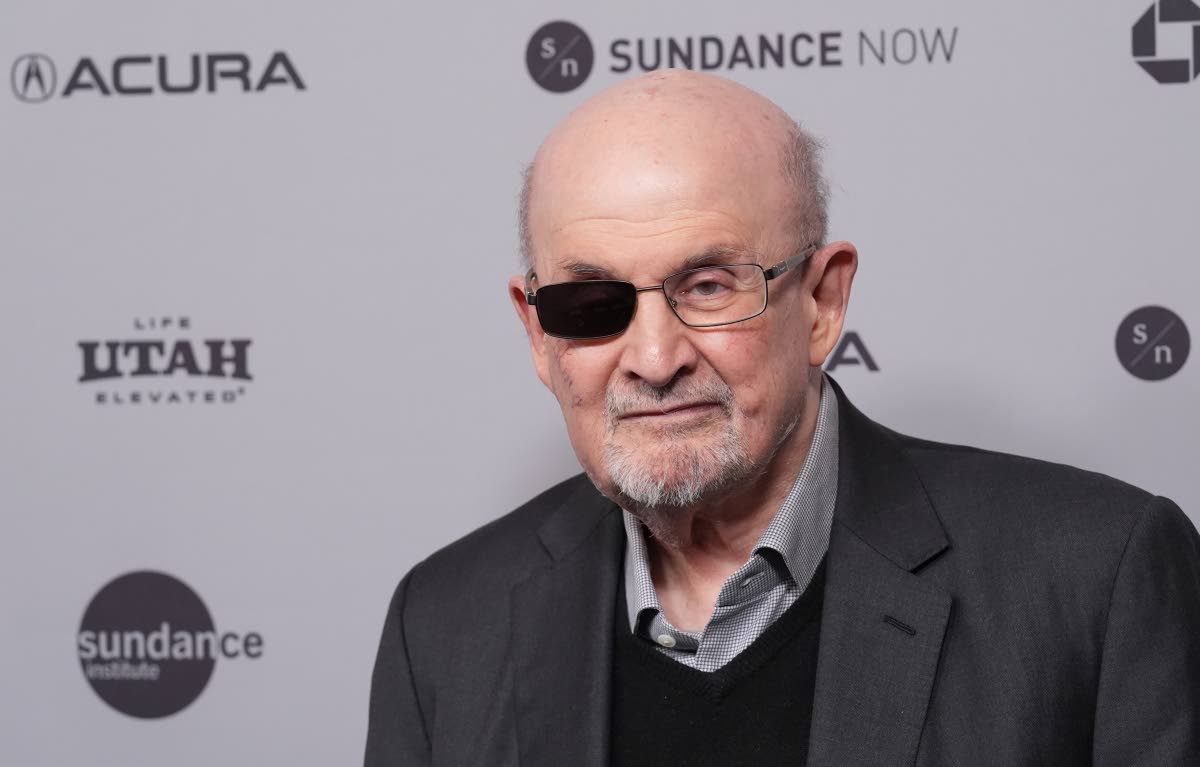 Novelist Salman Rushdie.