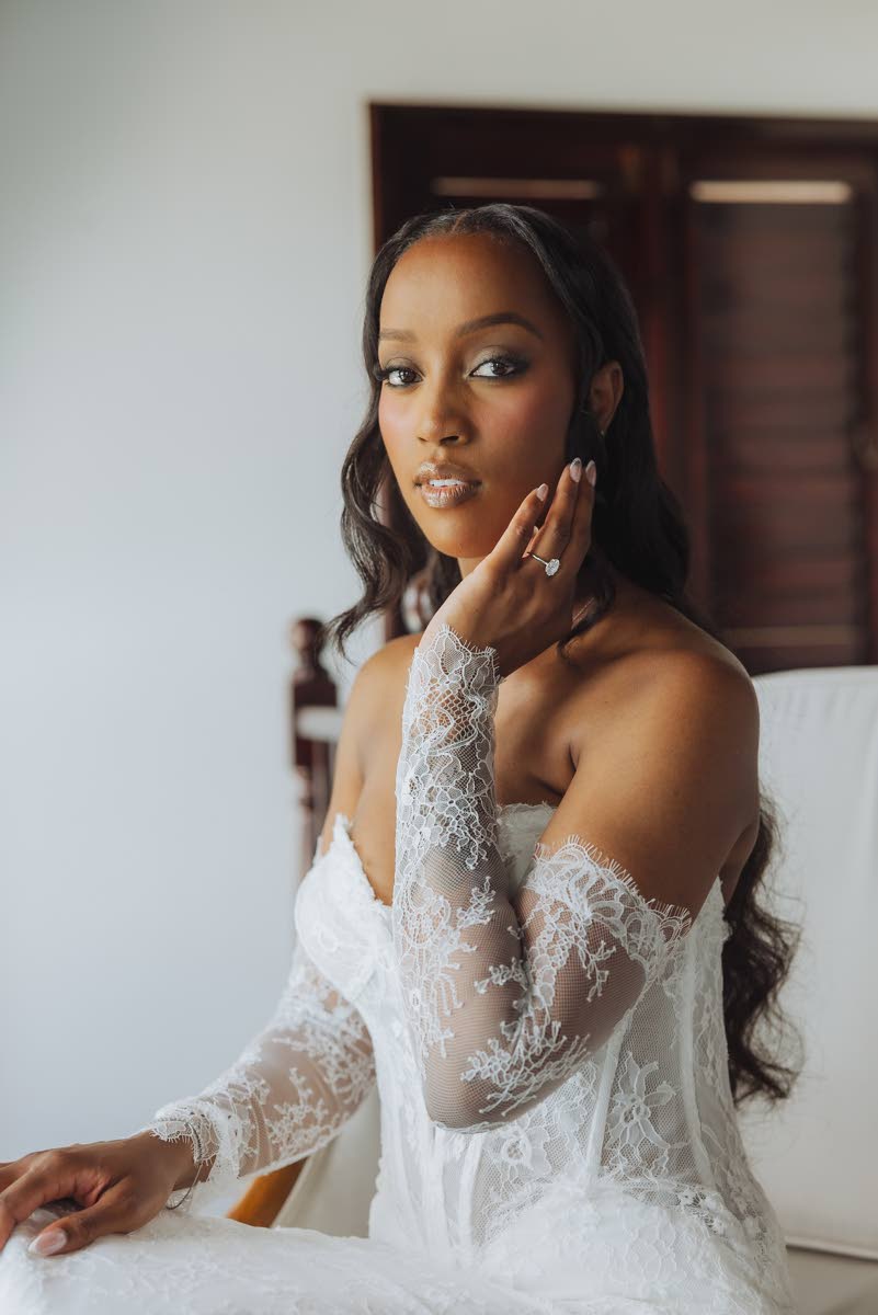 Krisann wore a Maggie Sottero wedding gown for her special day.