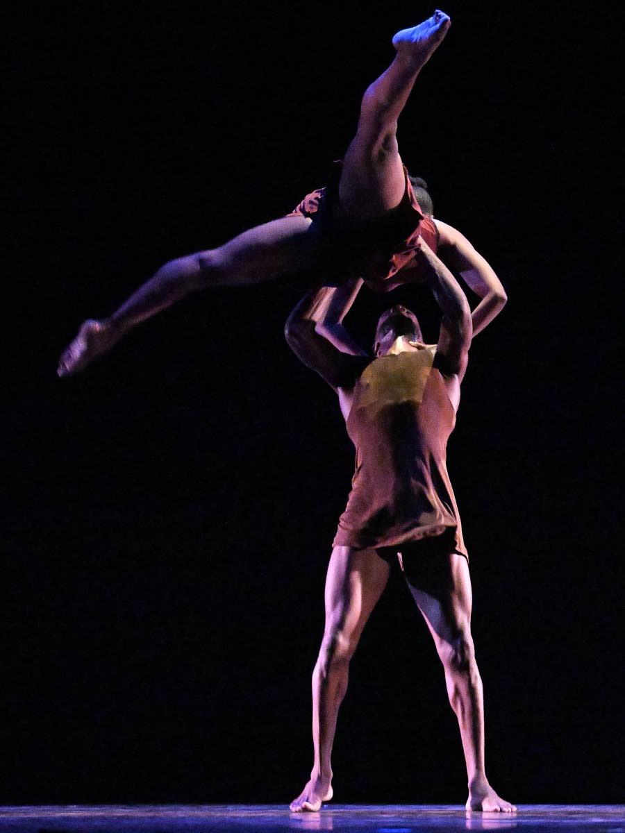 Arielle Johnson and Shavaughn Byndloss in David Brown’s ‘Labess’ (1995). 