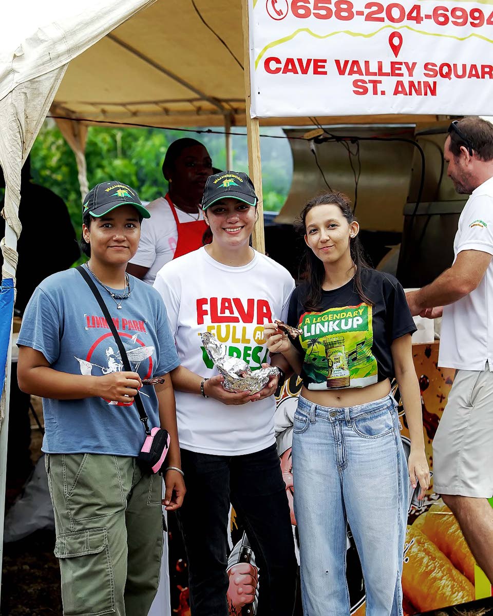 Visitors enjoy the food, entertainment and community spirit at the Walkerswood Jerk Festival in St Ann.