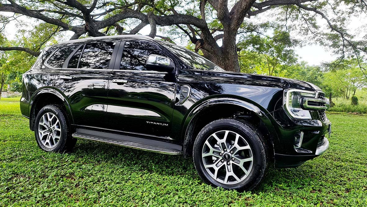 The Ford Everest Titanium.