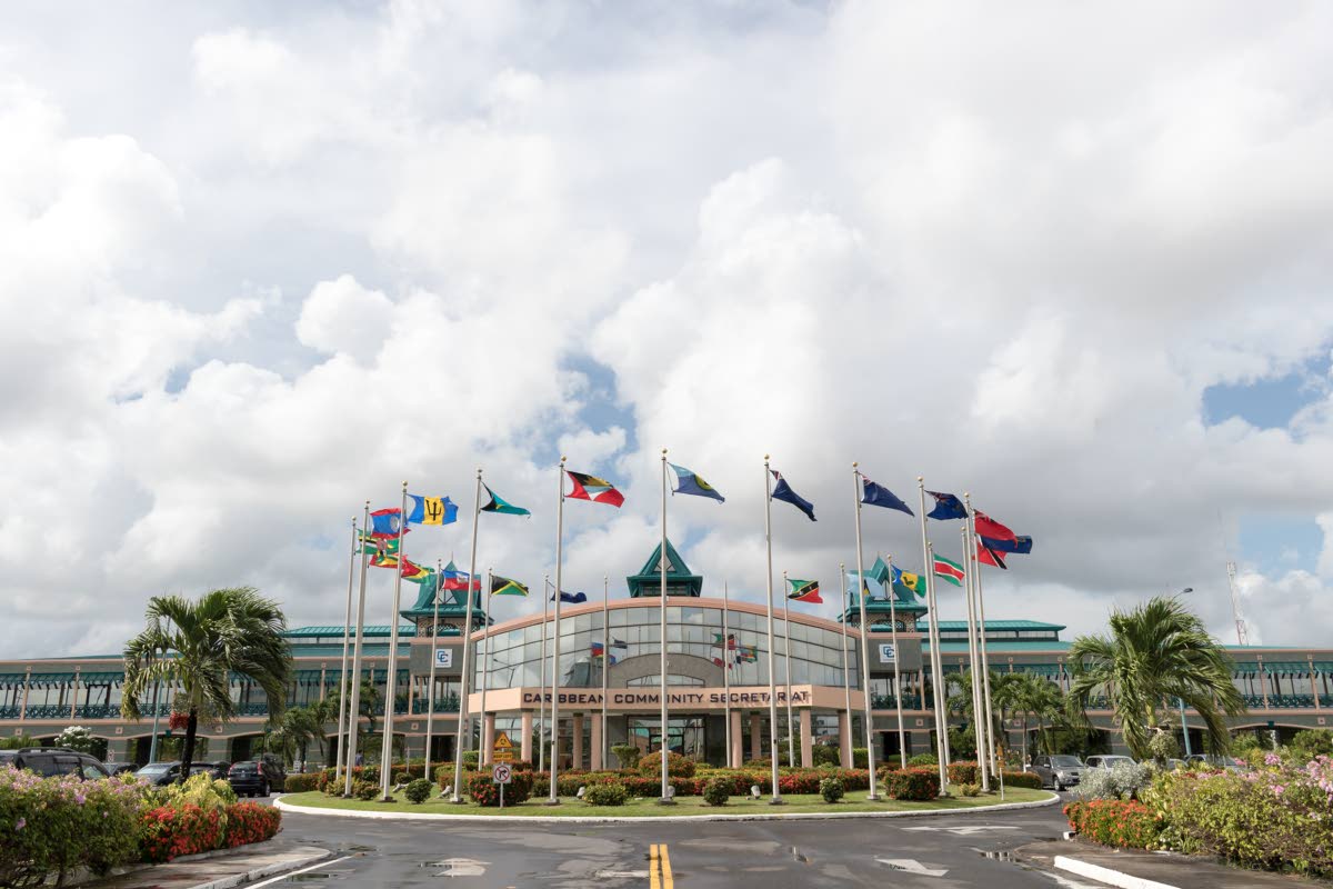 The CARICOM Secretariat building in Georgetown, Guyana.