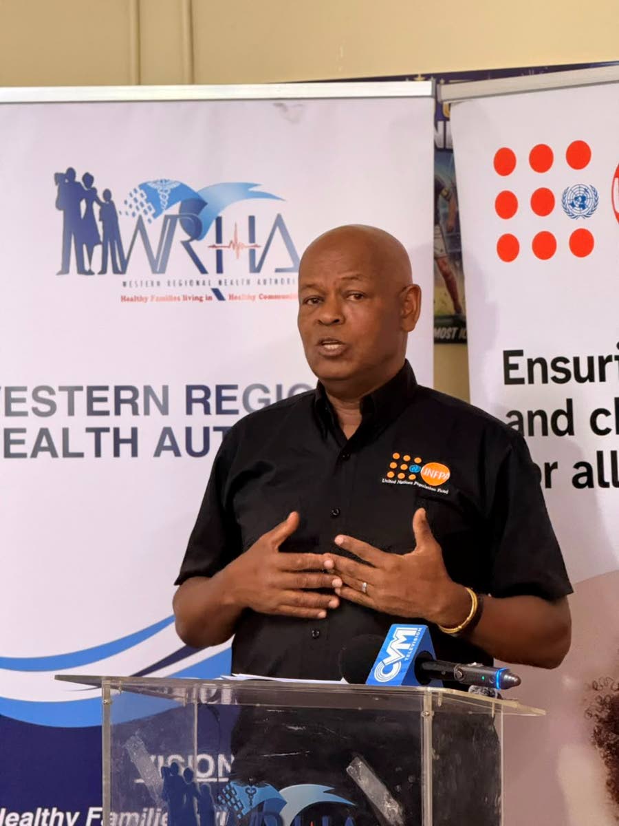 Harold Robinson, UNFPA director and representative at the Sub-Regional Office for the Caribbean.