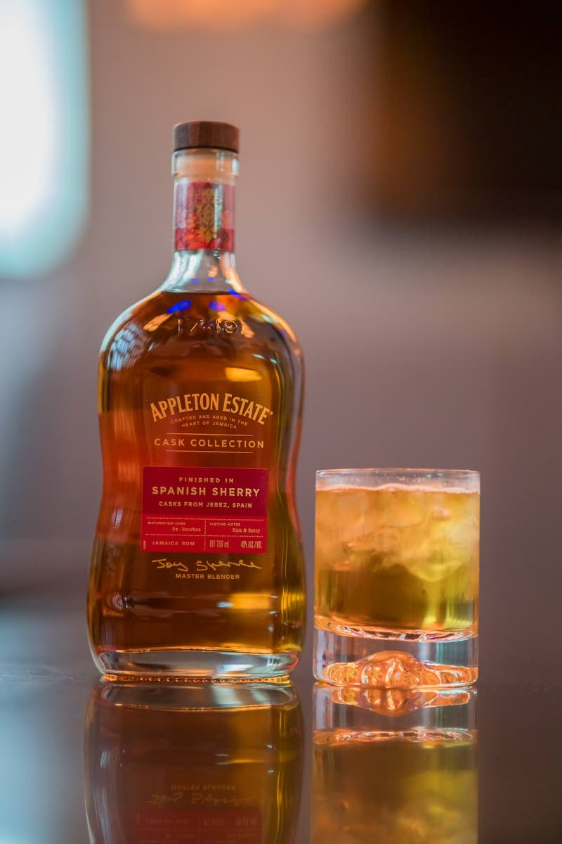 The Sherry ginger is a mix of Appleton Estate Spanish Sherry Cask Rum and ginger ale.