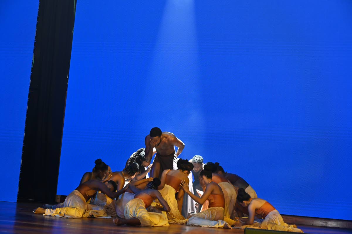 ‘Bloom: On Earth As It Is In Heaven’, choreographed by Avree Walker in 2026, is performed during the NDTC’s 64th anniversary at the Iberostar Rose Hall Theatre in Montego Bay on Sunday.
