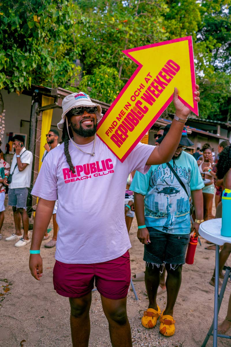 Always ready for a good time, Shaquille ‘Pedro’ Blake, event director and experiential architect, poses for the lens.